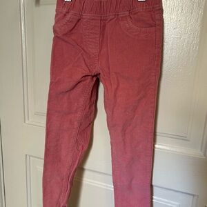 Boden Girls Coral Corduroy Leggings